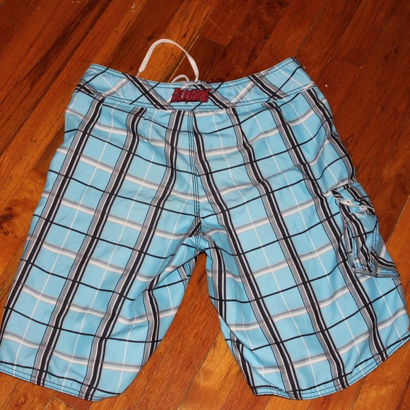 Blue Water Billabong Swimming Board Shorts Sz 32 - Picture 2 of 3